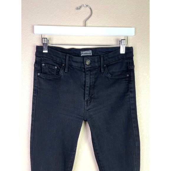 Mother Jeans High Waisted Looker in Model Spy Wash Black - Picture 3 of 10